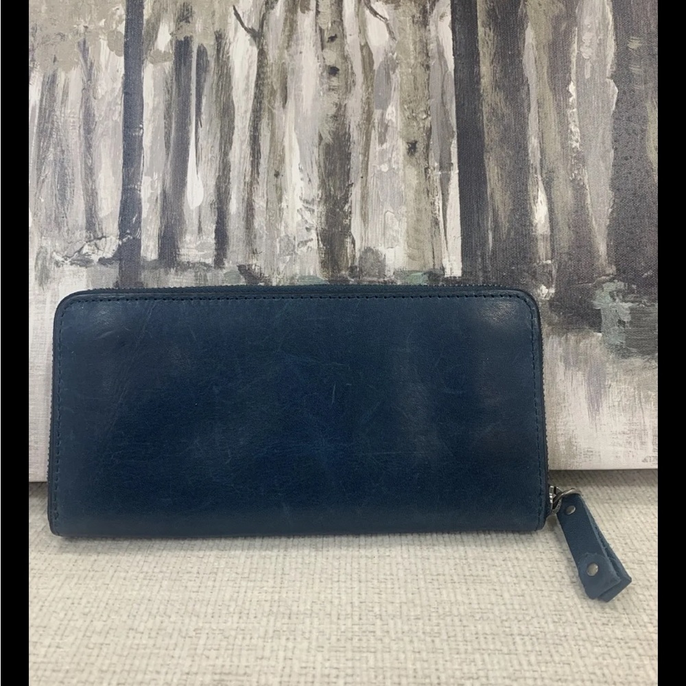Frye Wallet Peacock Blue - Picture 5 of 15